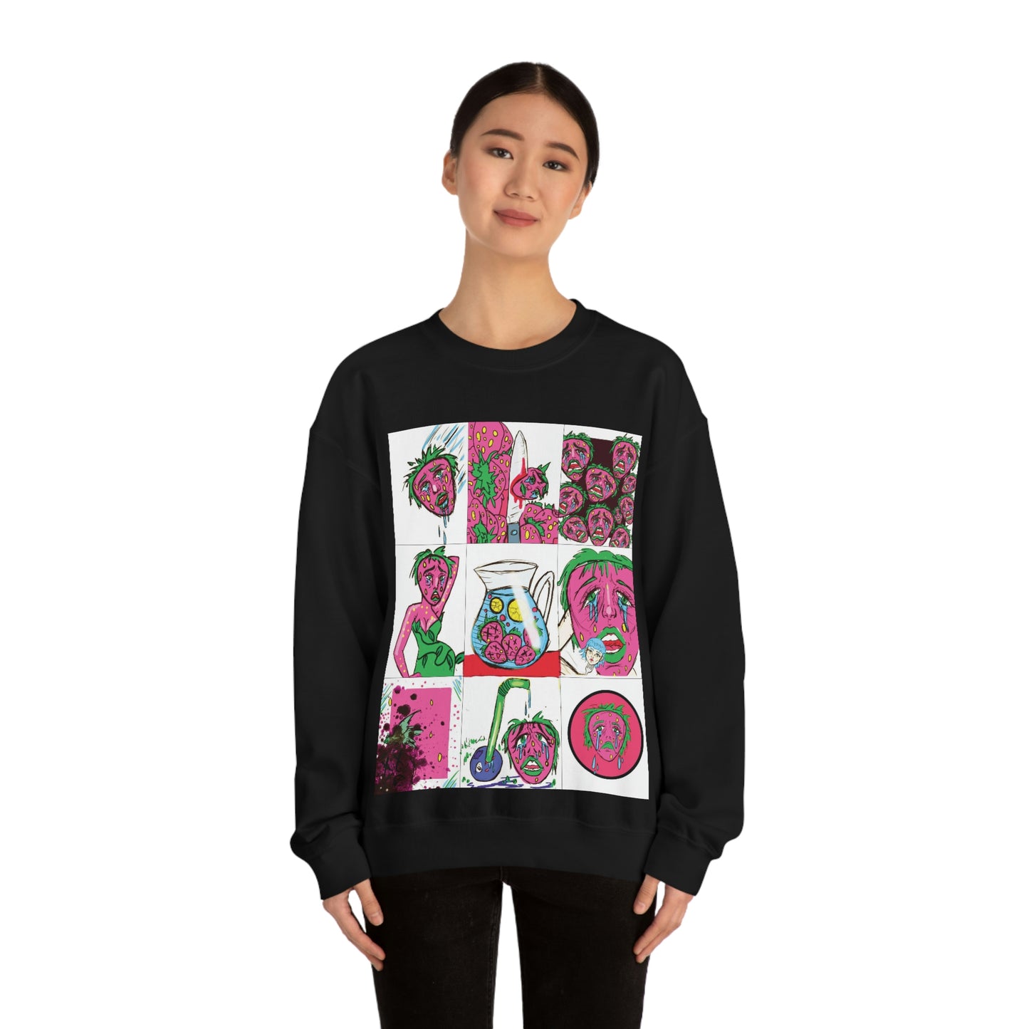 Kait Merryman, Strawberry Trading Cards Crewneck Sweatshirt