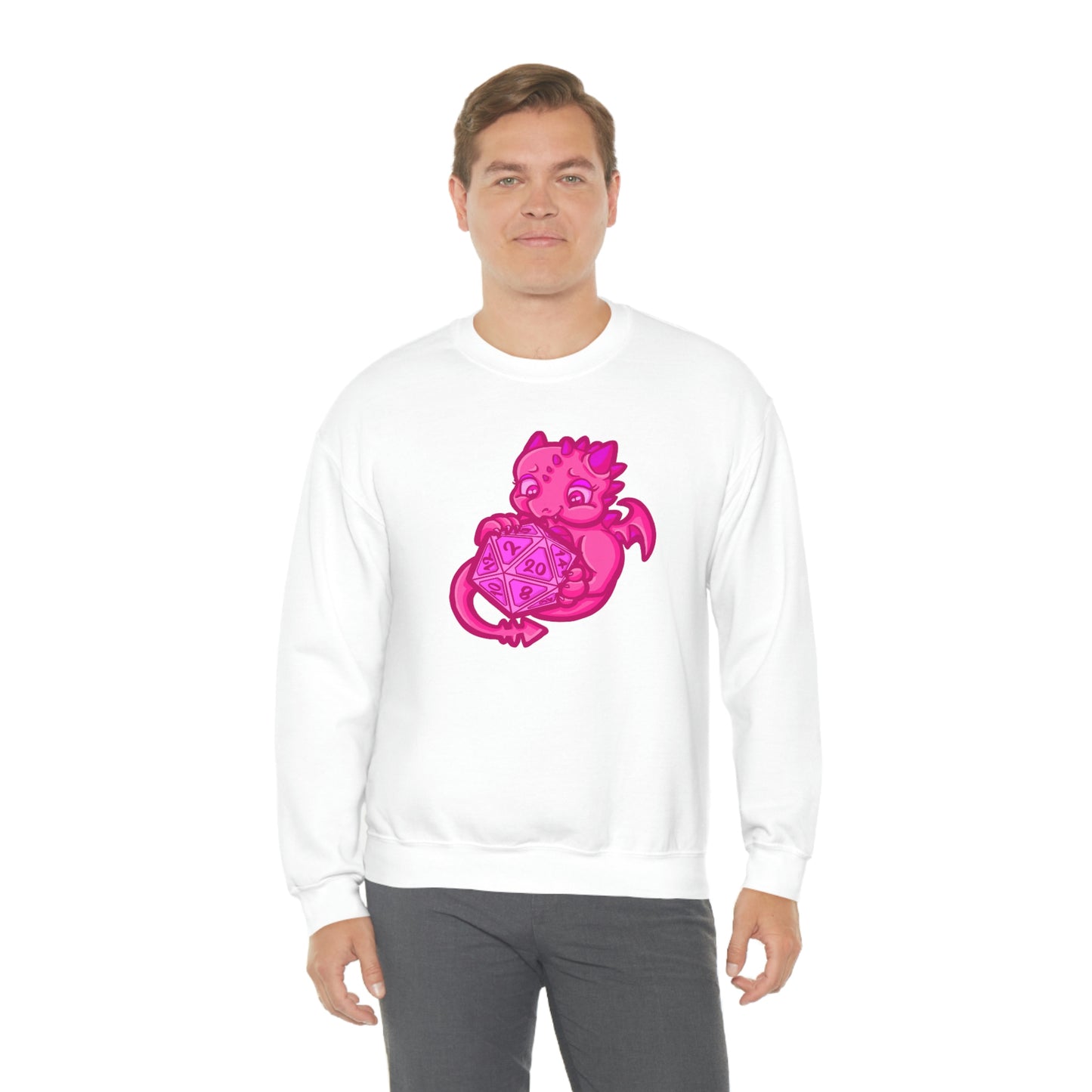 Kait Merryman, D20 Dragon Crewneck Sweatshirt