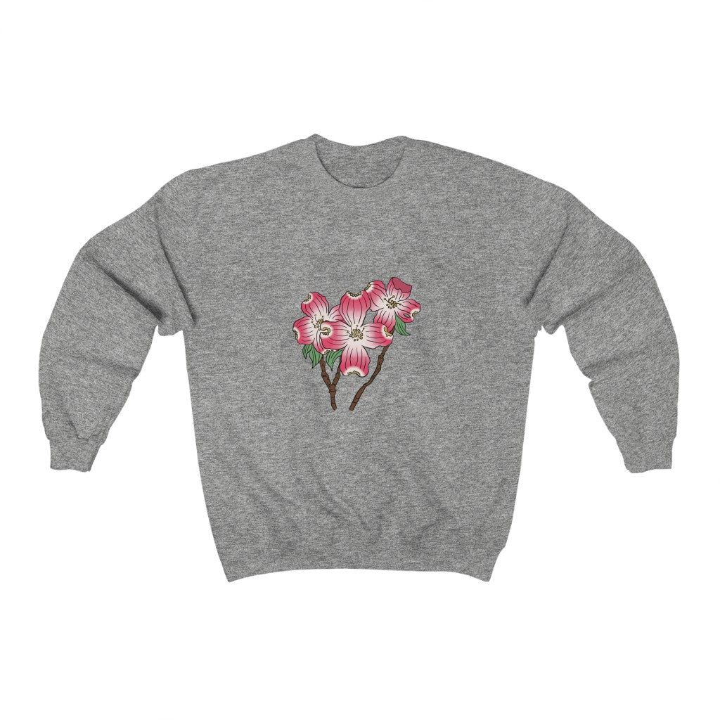 Ashley Laren, Dogwoods in Bloom Crewneck Sweatshirt