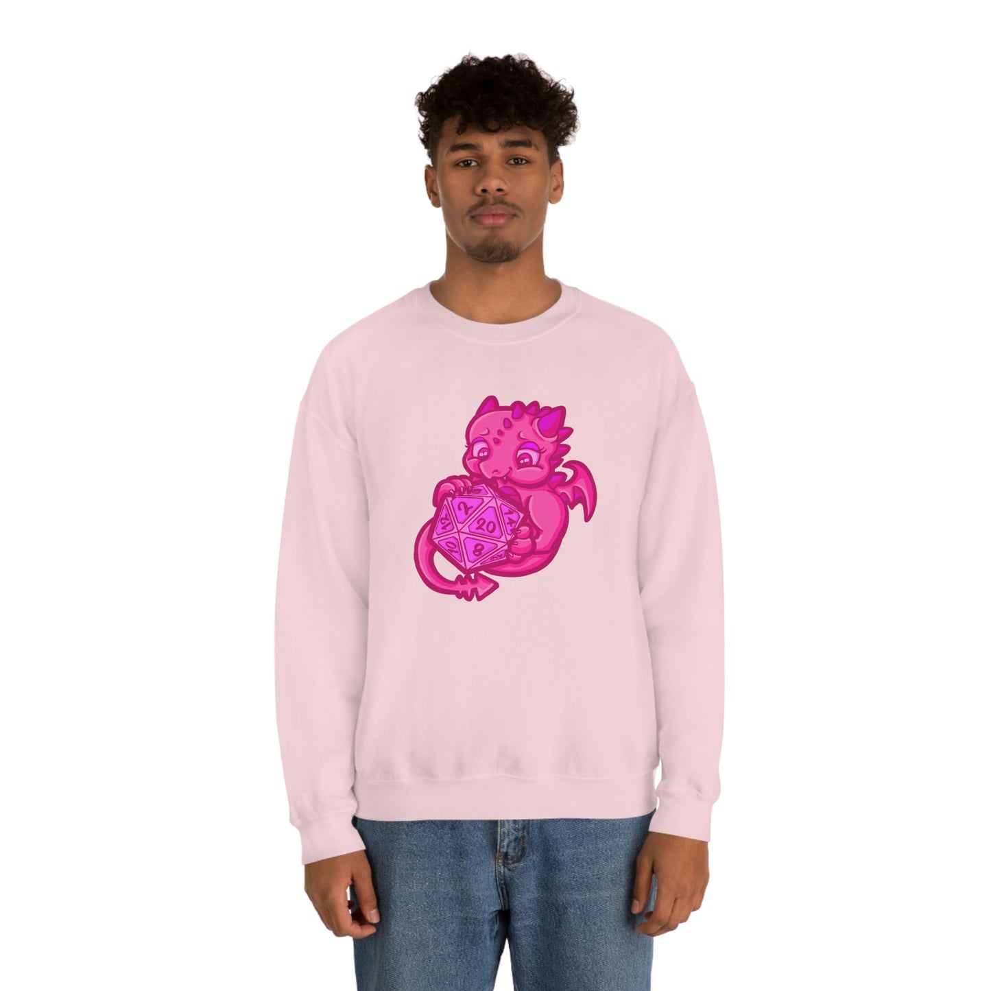 Kait Merryman, D20 Dragon Crewneck Sweatshirt