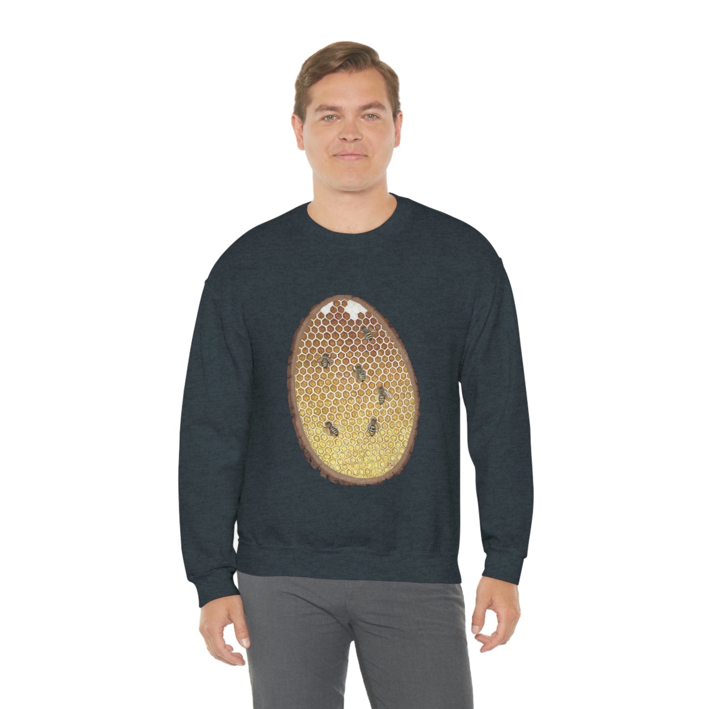 Janelle Lotz, Honeycomb Heavy Blend™ Crewneck Sweatshirt