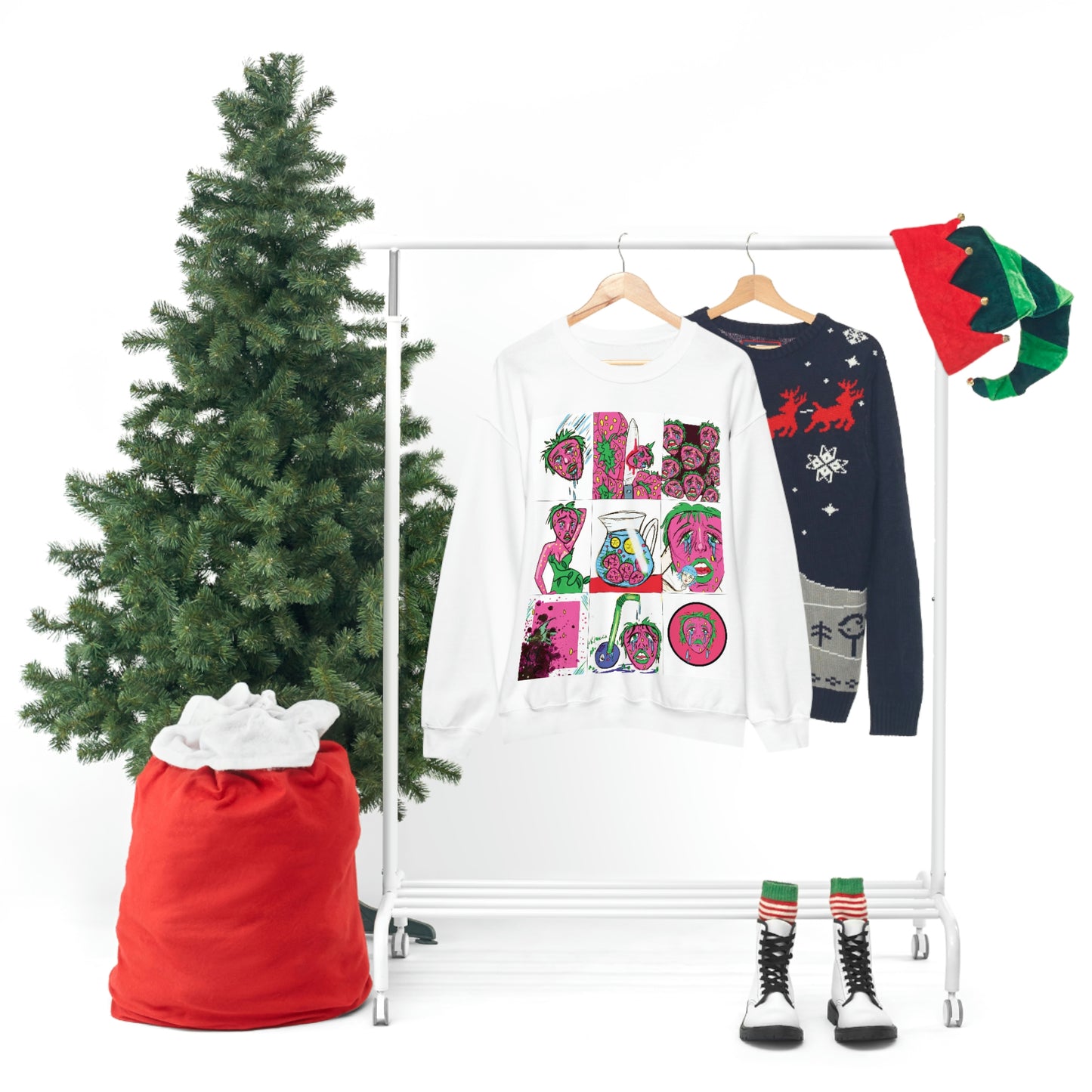 Kait Merryman, Strawberry Trading Cards Crewneck Sweatshirt