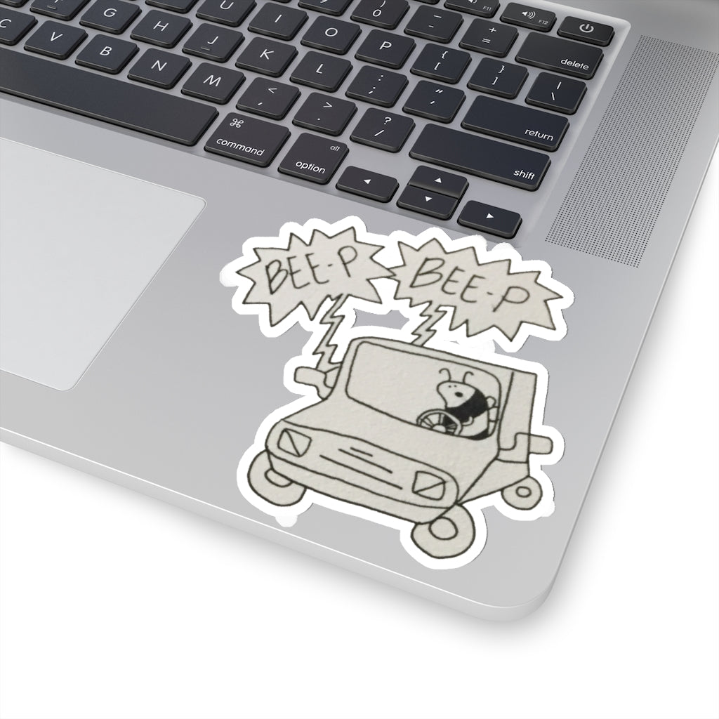 Maya Zavala, Bee-p Bee-p Kiss-Cut Stickers