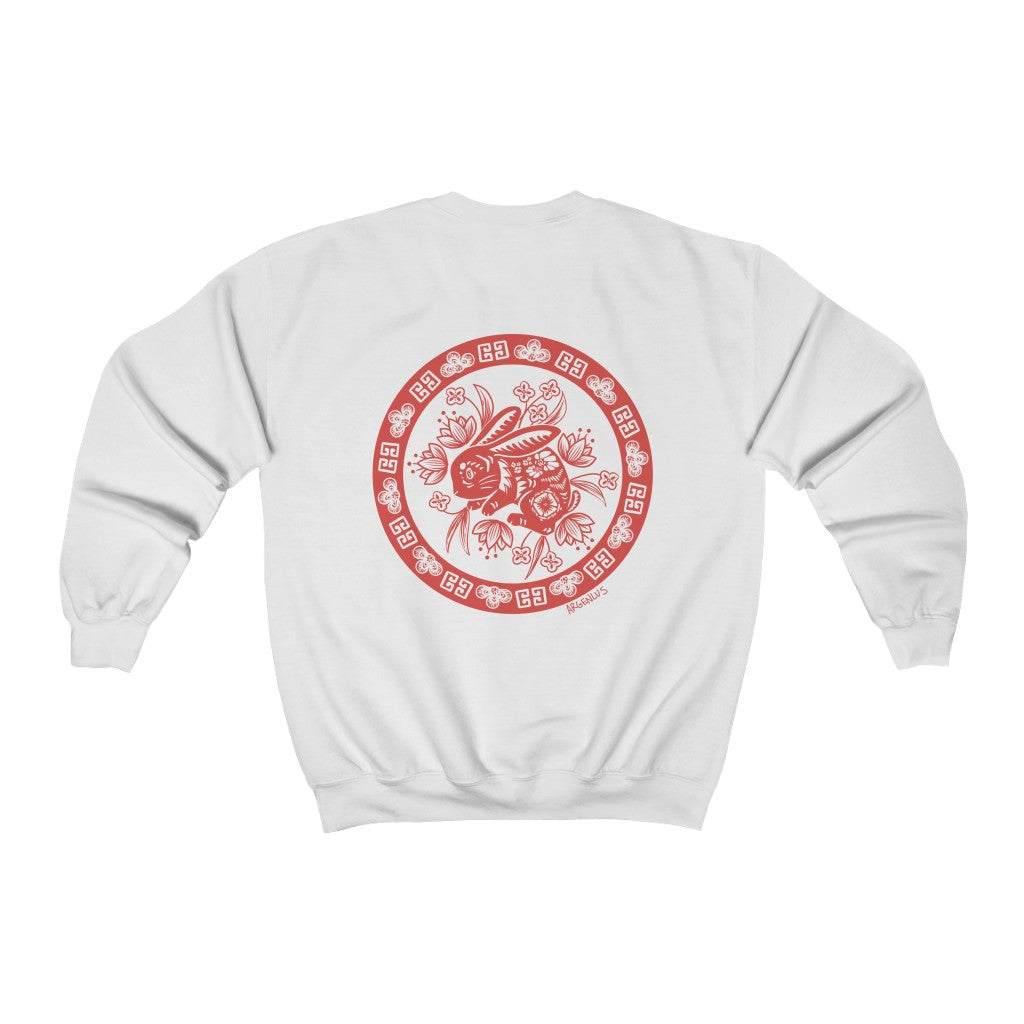 Minna Zhou, Rabbit Crewneck Sweatshirt