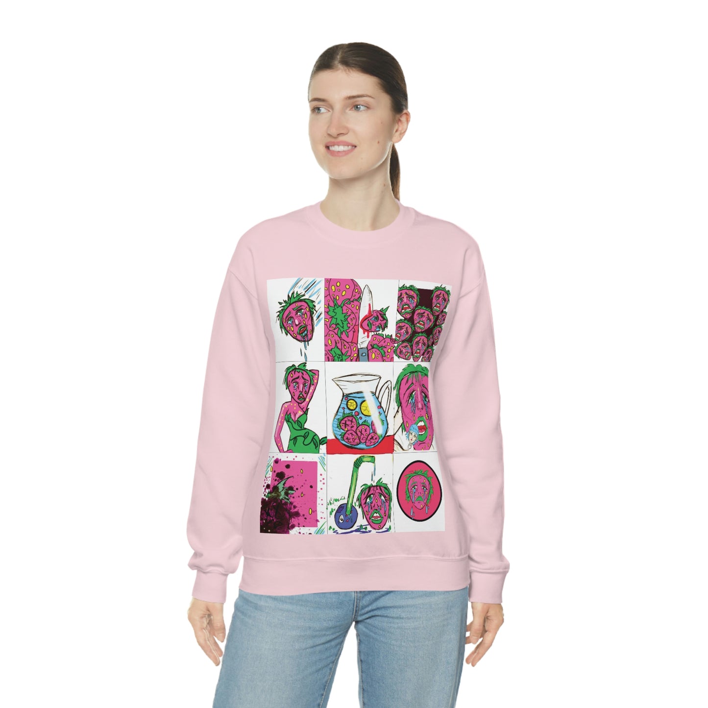 Kait Merryman, Strawberry Trading Cards Crewneck Sweatshirt