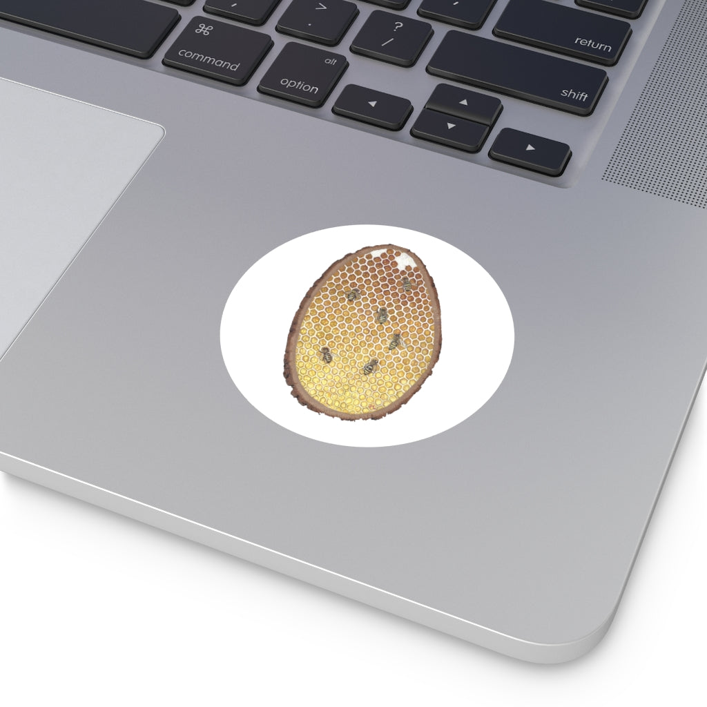 Janelle Lotz, Honeycomb Round Vinyl Stickers