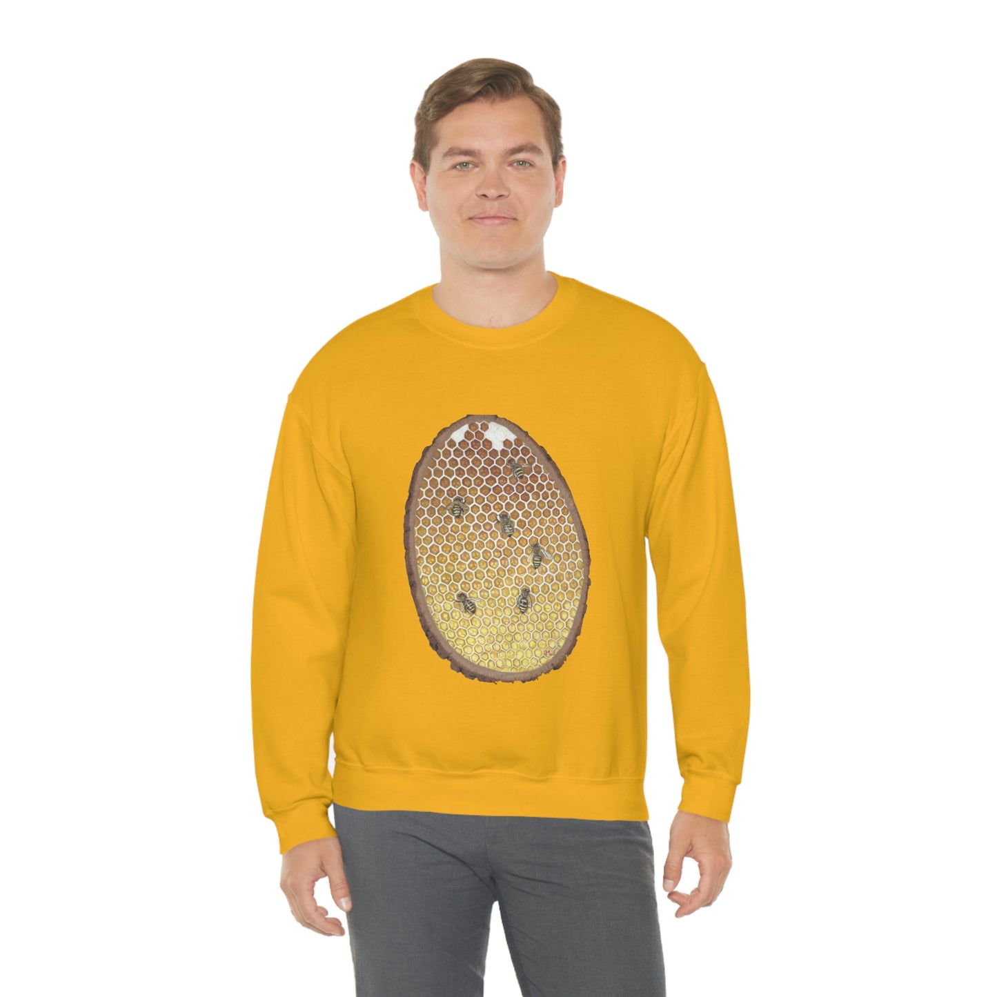 Janelle Lotz, Honeycomb Heavy Blend™ Crewneck Sweatshirt