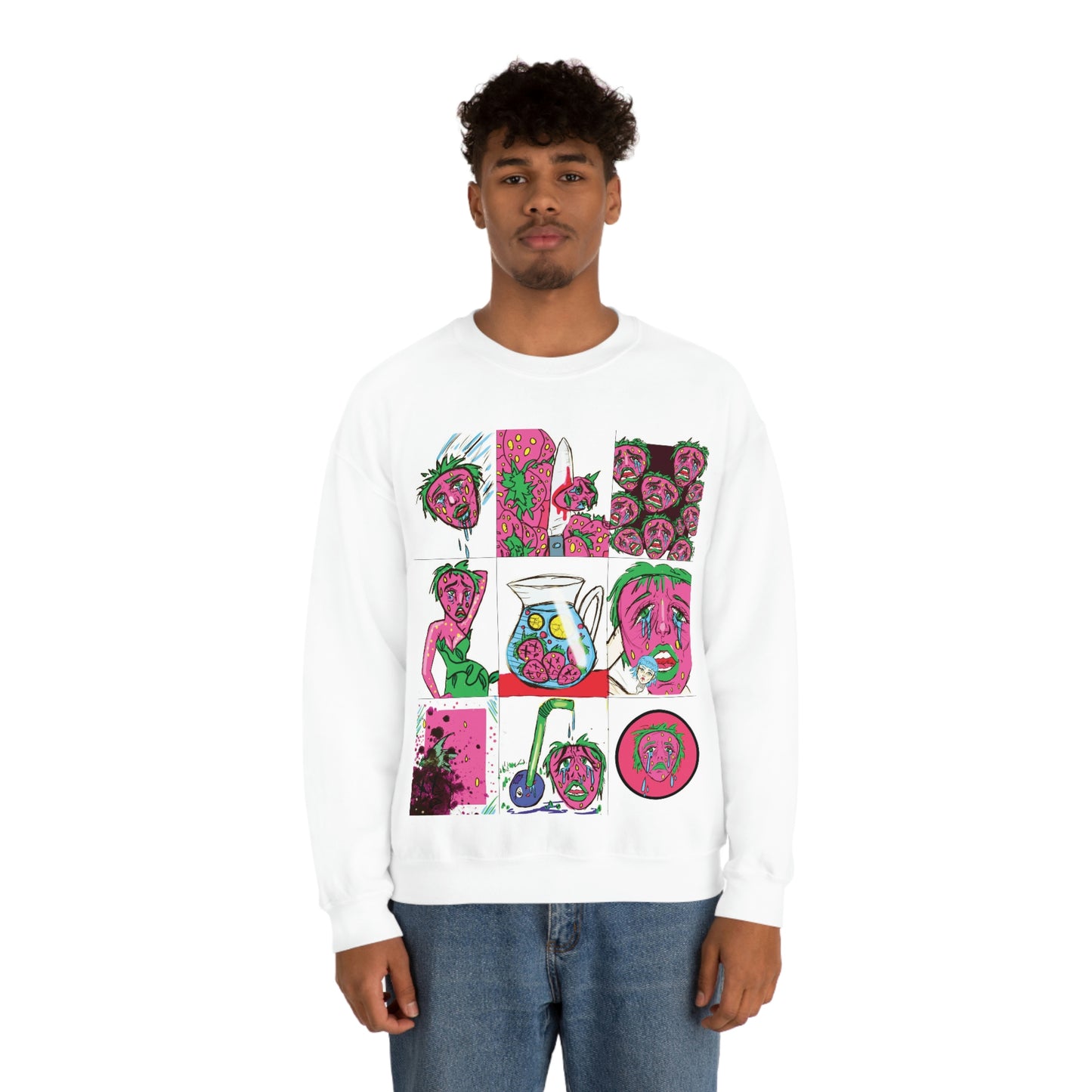Kait Merryman, Strawberry Trading Cards Crewneck Sweatshirt
