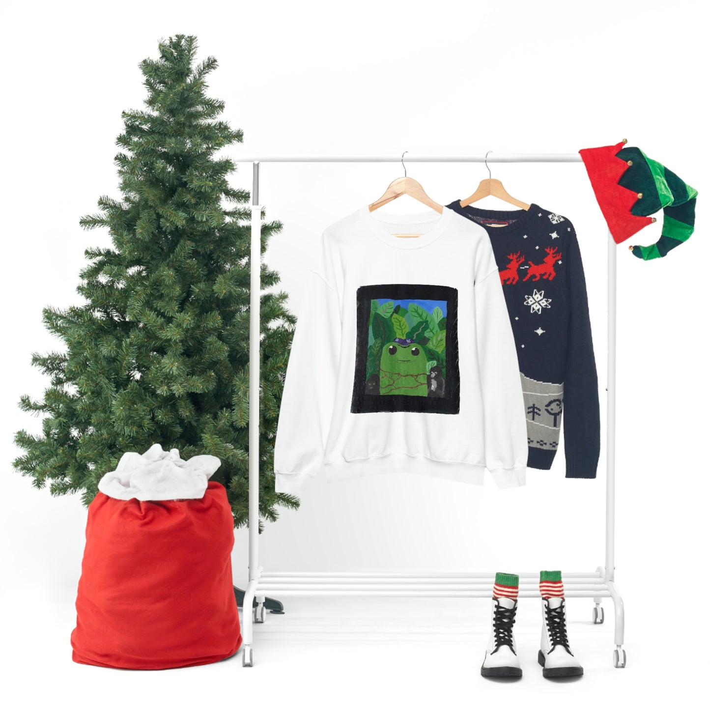 Maya Zavala, Frog Frieda Crewneck Sweatshirt