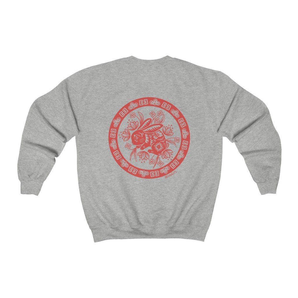 Minna Zhou, Rabbit Crewneck Sweatshirt