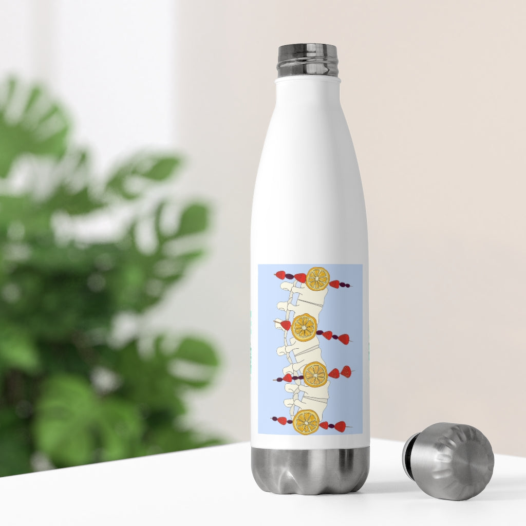 Clarice Benz, Spinal Fruit Kabob 20oz Insulated Bottle
