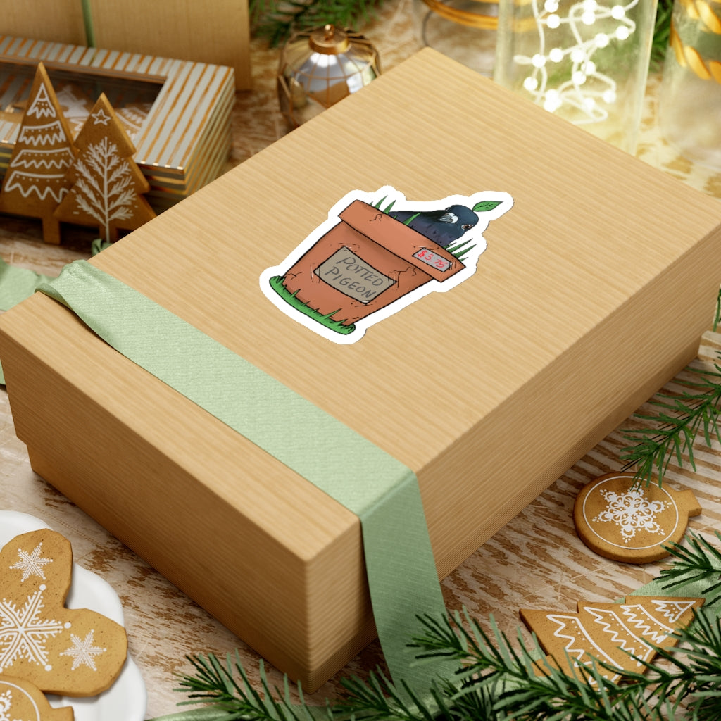 Deanna Gray, Potted Pigeon Sticker