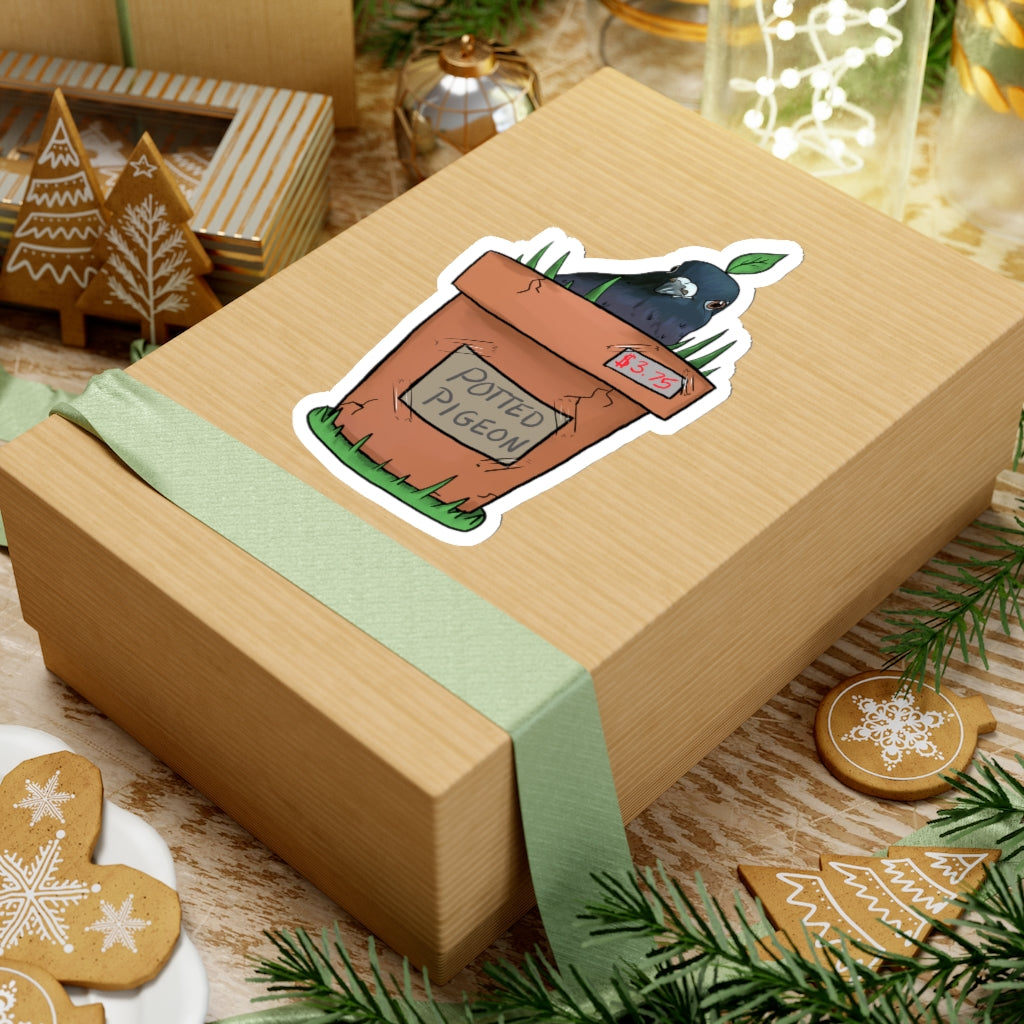 Deanna Gray, Potted Pigeon Sticker