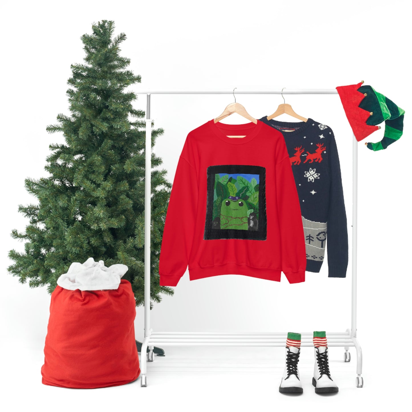 Maya Zavala, Frog Frieda Crewneck Sweatshirt