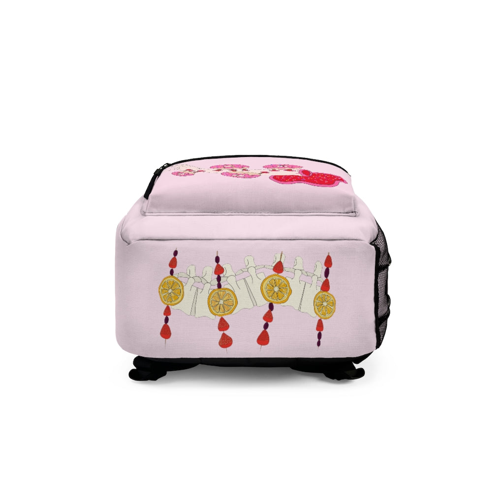 Clarice Benz, Surprise! x Spinal Fruit Kabob Backpack
