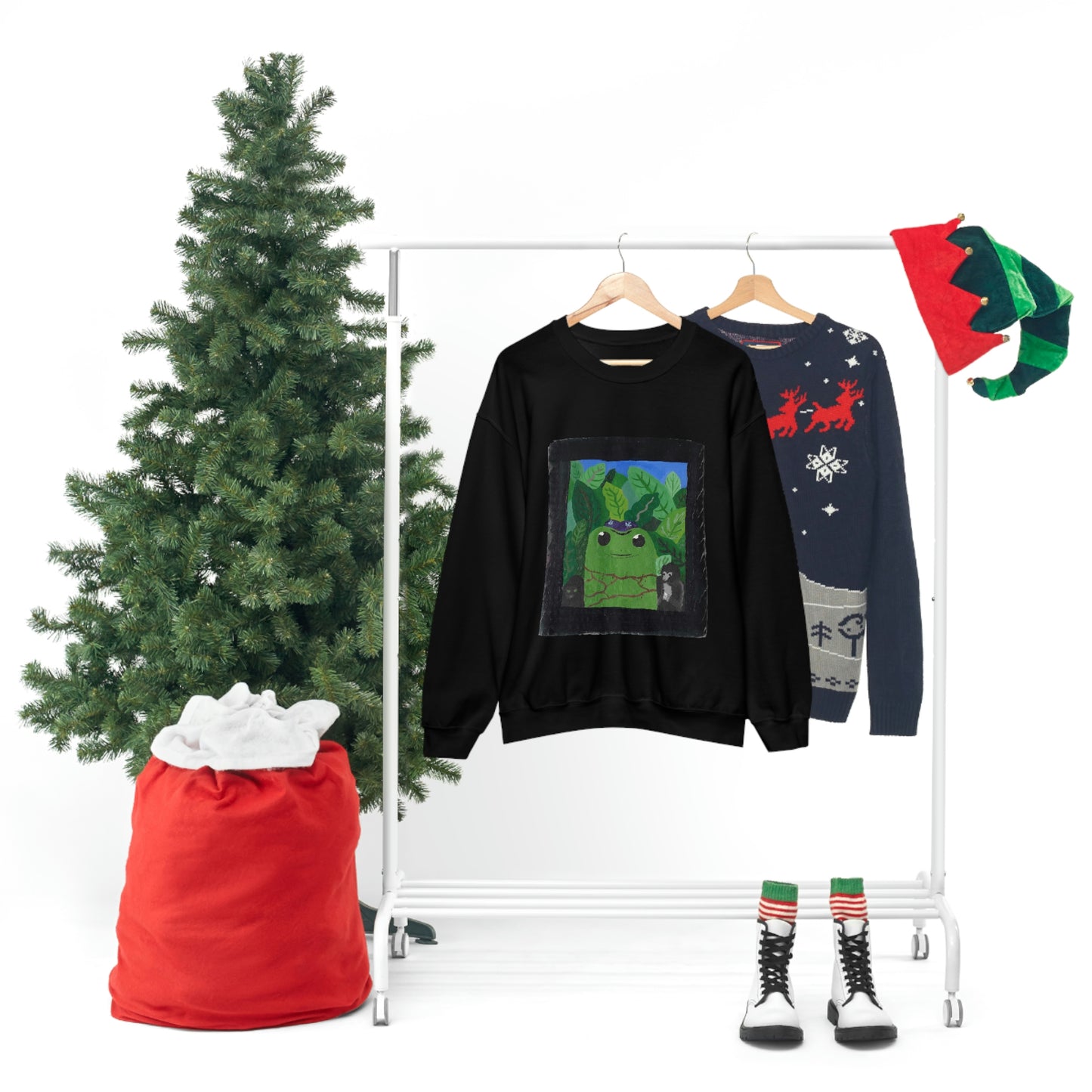 Maya Zavala, Frog Frieda Crewneck Sweatshirt