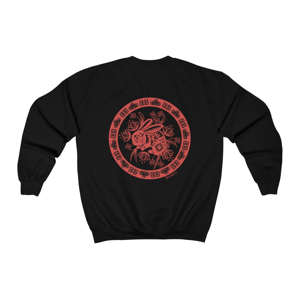 Minna Zhou, Rabbit Crewneck Sweatshirt