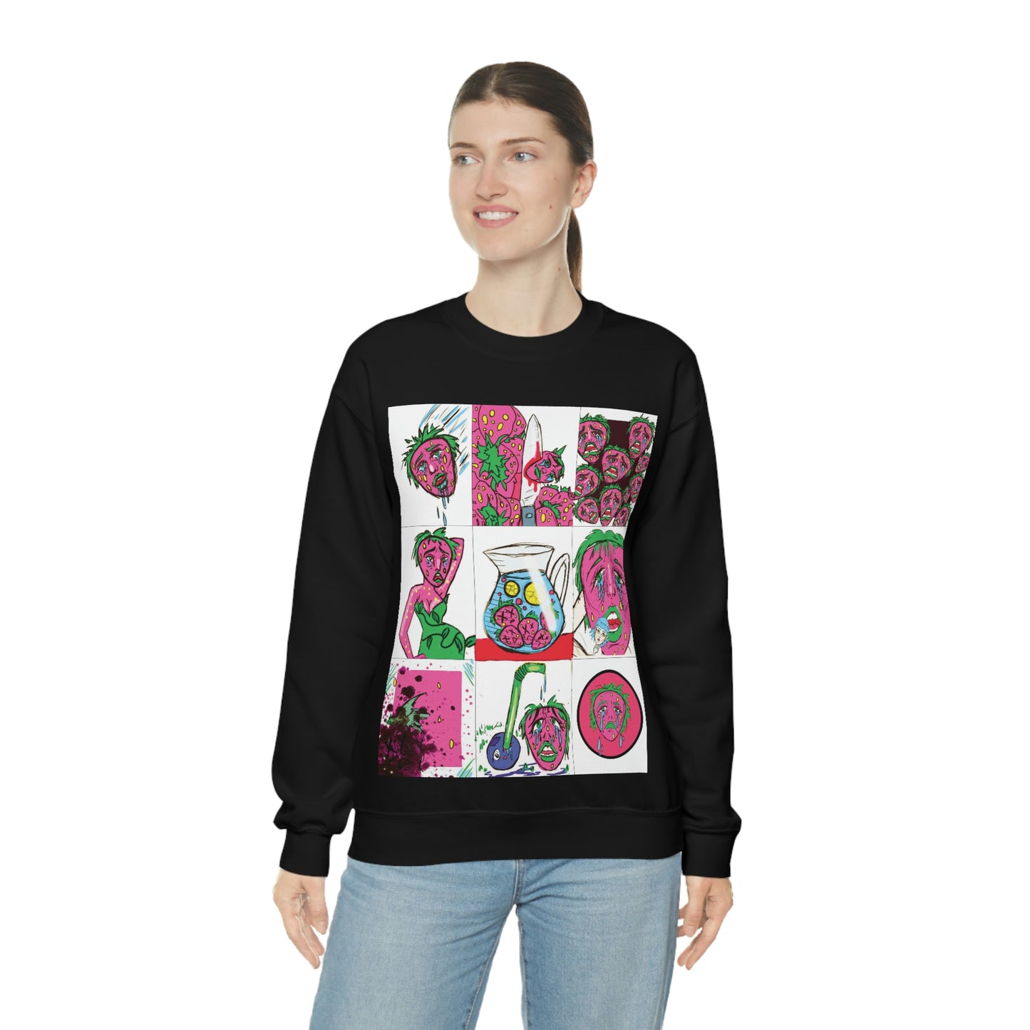 Kait Merryman, Strawberry Trading Cards Crewneck Sweatshirt