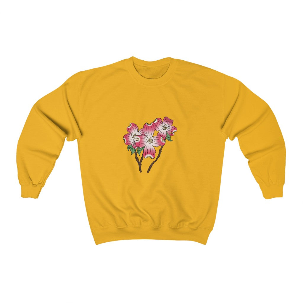 Ashley Laren, Dogwoods in Bloom Crewneck Sweatshirt