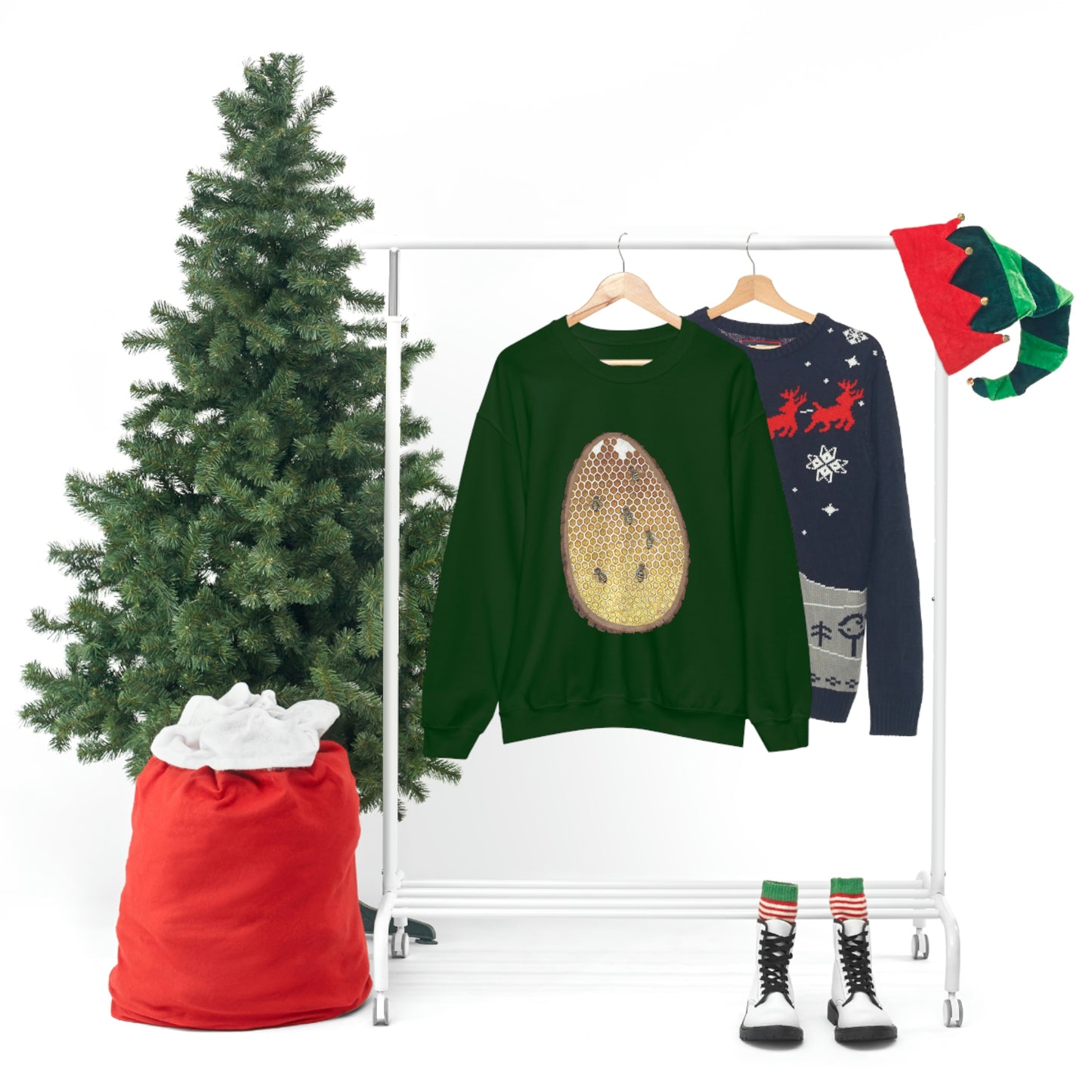 Janelle Lotz, Honeycomb Heavy Blend™ Crewneck Sweatshirt