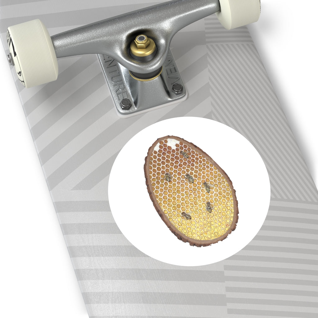 Janelle Lotz, Honeycomb Round Vinyl Stickers