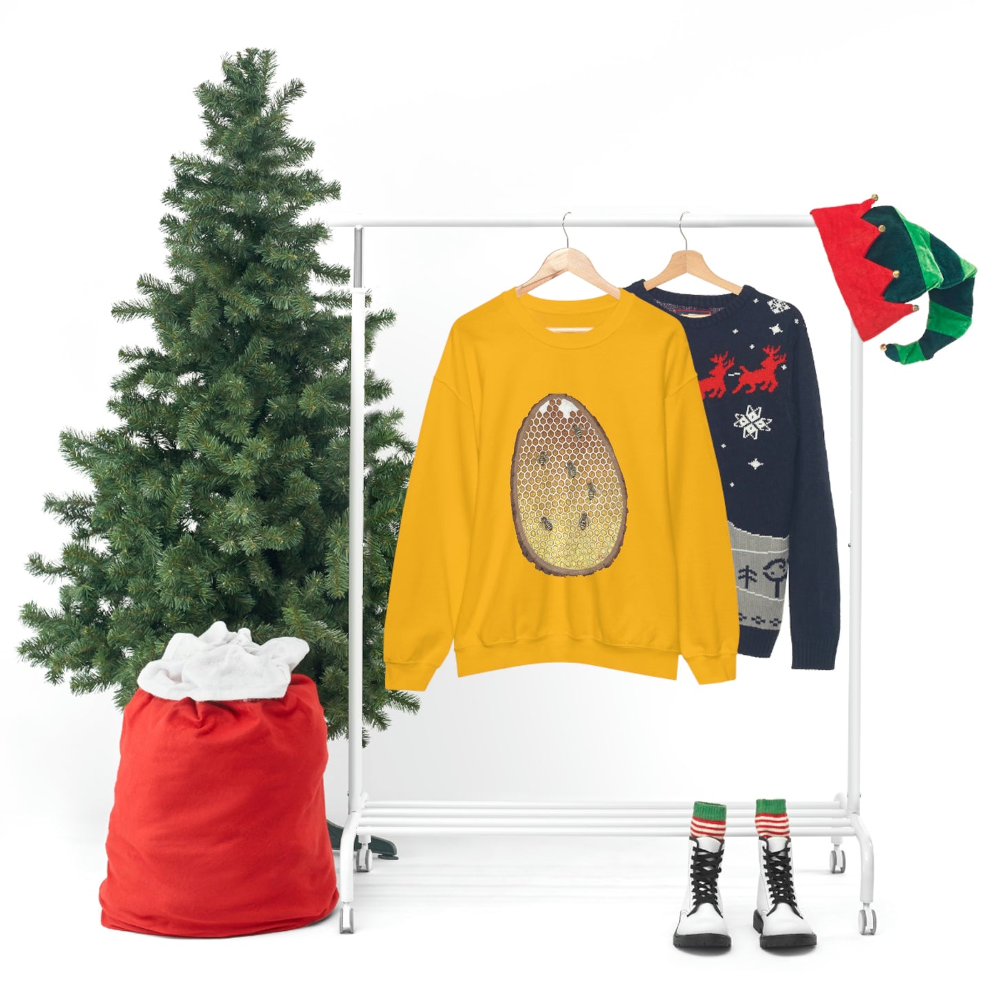Janelle Lotz, Honeycomb Heavy Blend™ Crewneck Sweatshirt