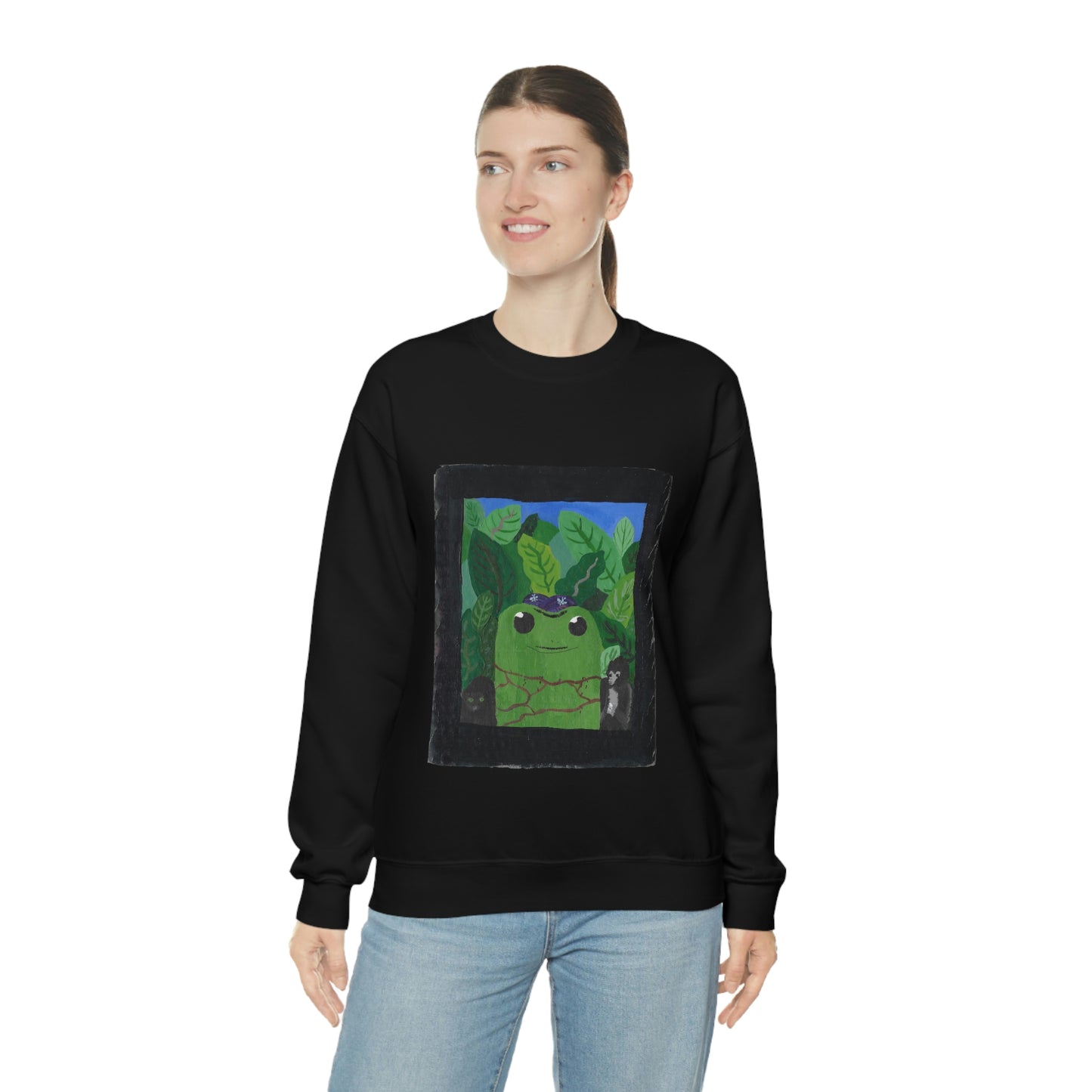 Maya Zavala, Frog Frieda Crewneck Sweatshirt