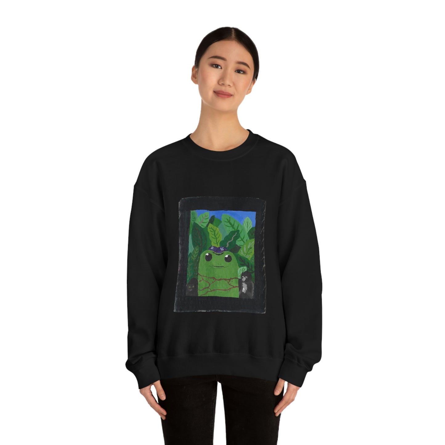 Maya Zavala, Frog Frieda Crewneck Sweatshirt