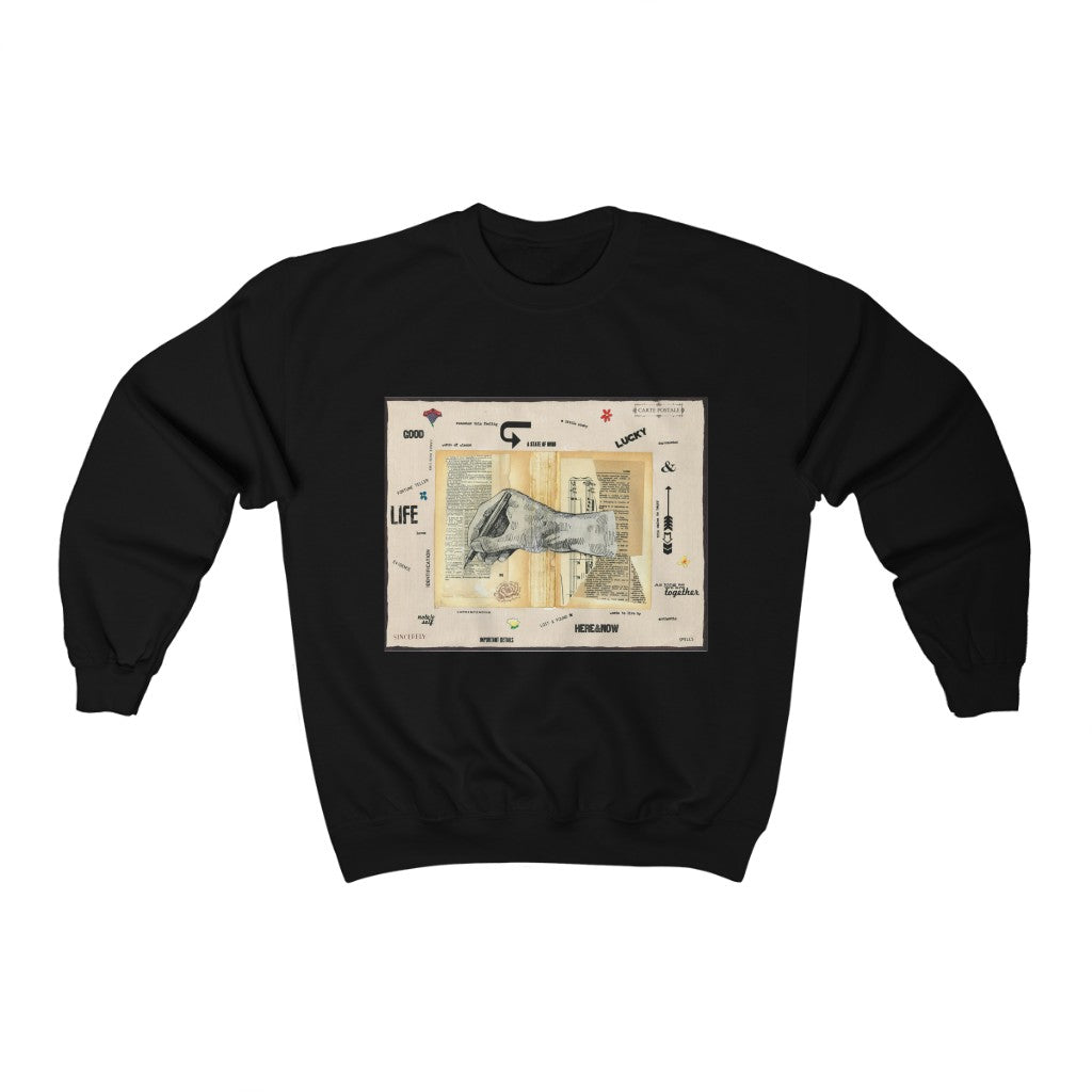 Amber DeSilva, Words Crewneck Sweatshirt