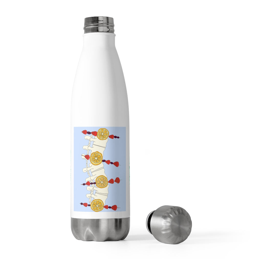 Clarice Benz, Spinal Fruit Kabob 20oz Insulated Bottle