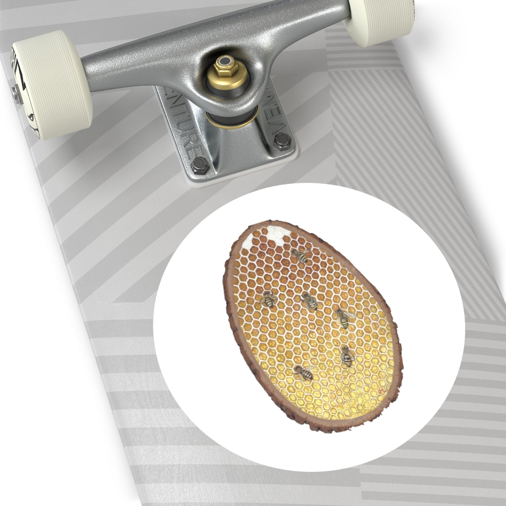 Janelle Lotz, Honeycomb Round Vinyl Stickers