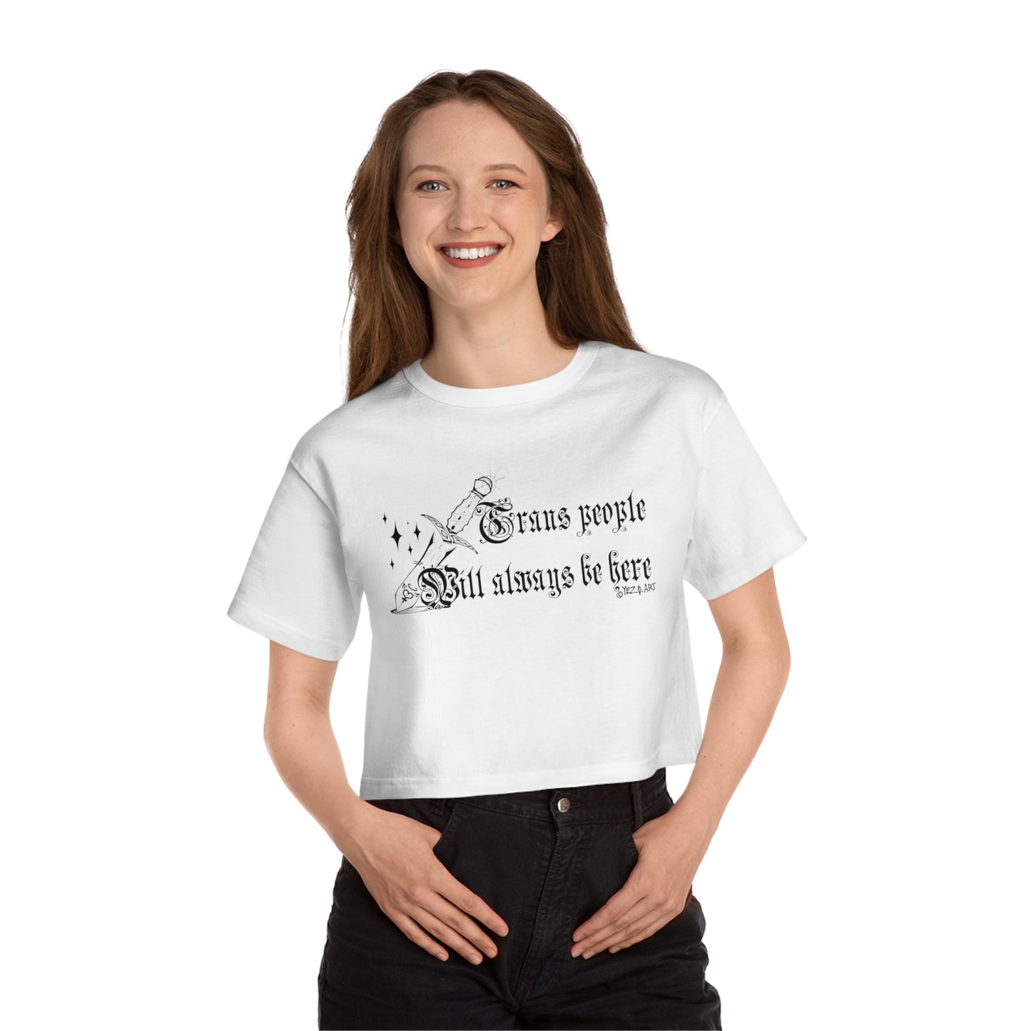 Perci Arai, Trans Life Champion Heritage Cropped T-Shirt