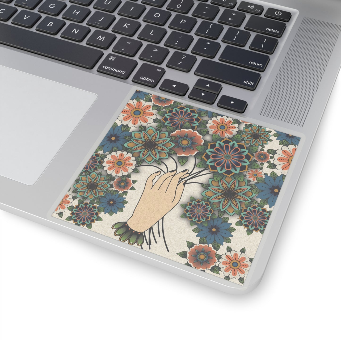Carly Kozacheck, Traditional Hand Flower Sticker