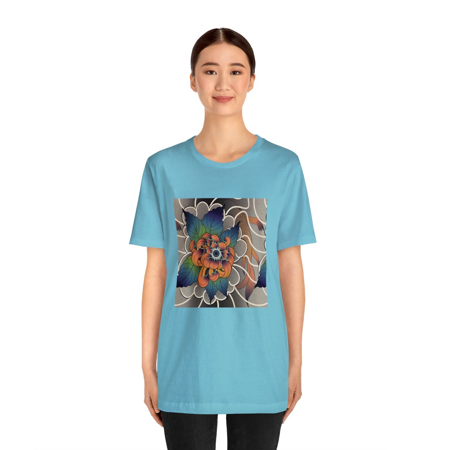 Carly Kozacheck, Flower Koi Fish Tee