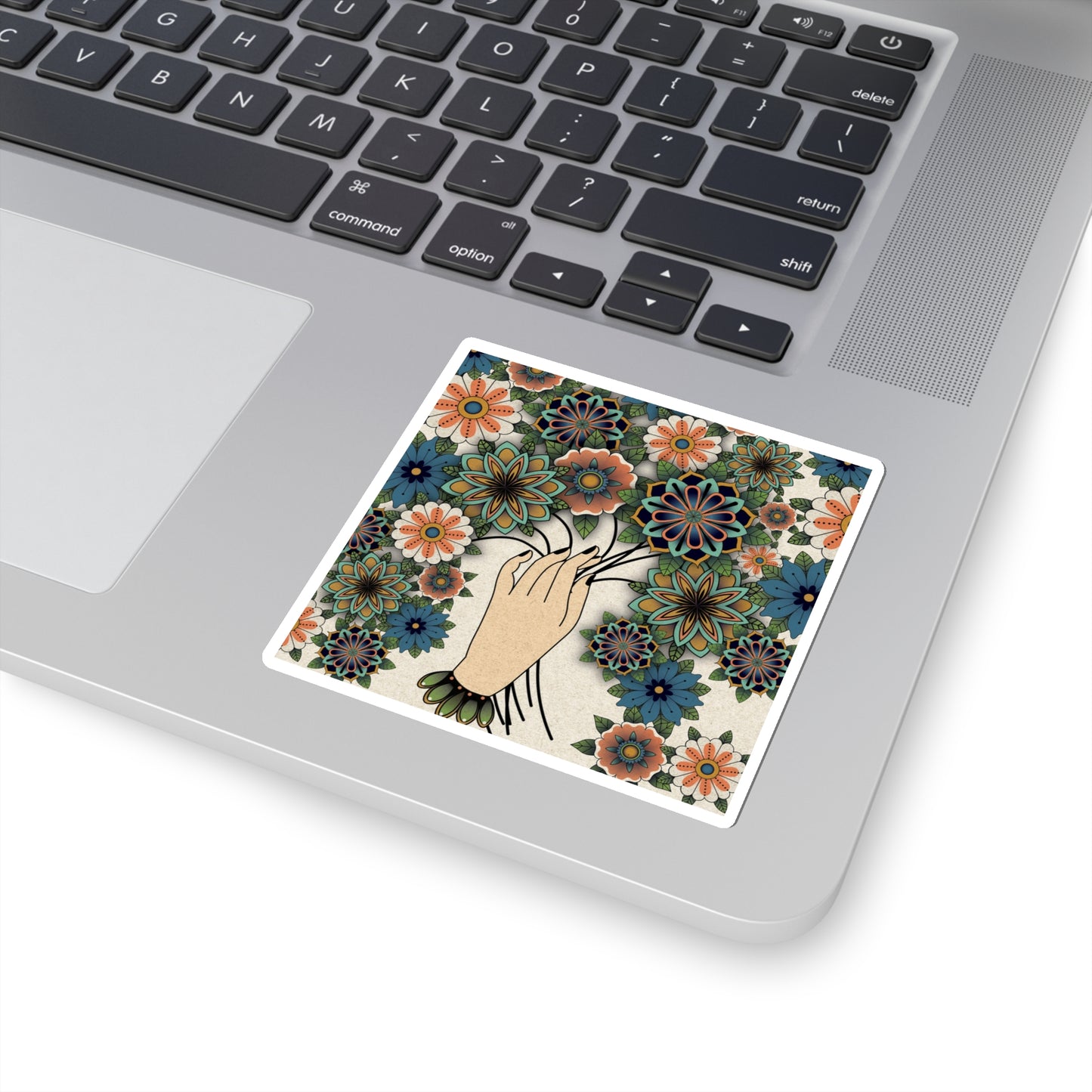 Carly Kozacheck, Traditional Hand Flower Sticker