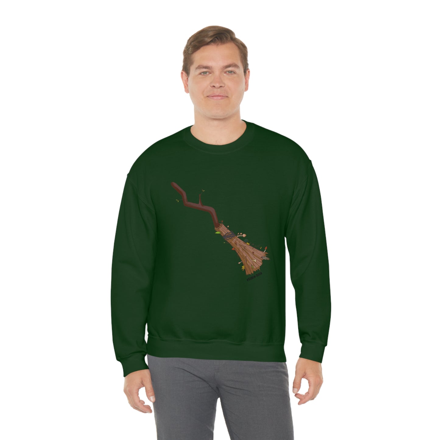 Jody King, Forest Broom Crewneck Sweatshirt