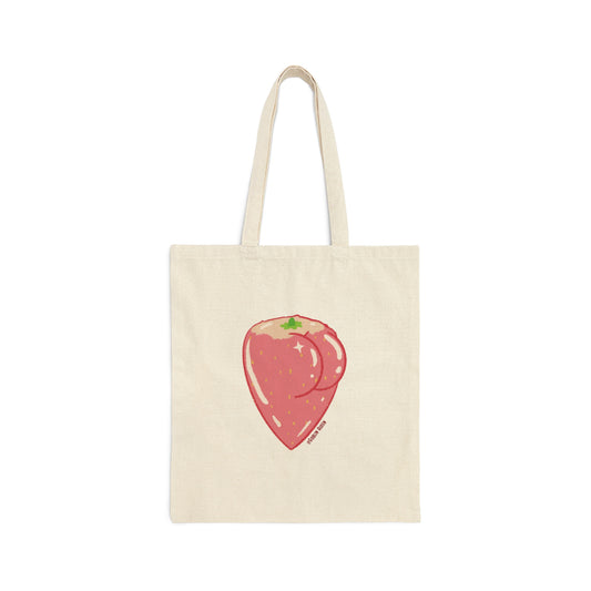 Jody King, Strawberry Thicc Cakes Cotton Canvas Tote Bag