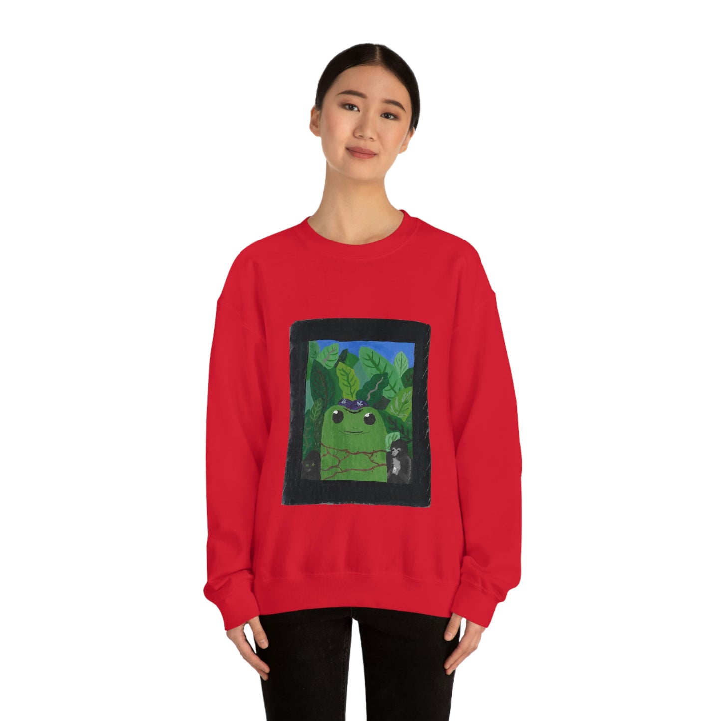 Maya Zavala, Frog Frieda Crewneck Sweatshirt