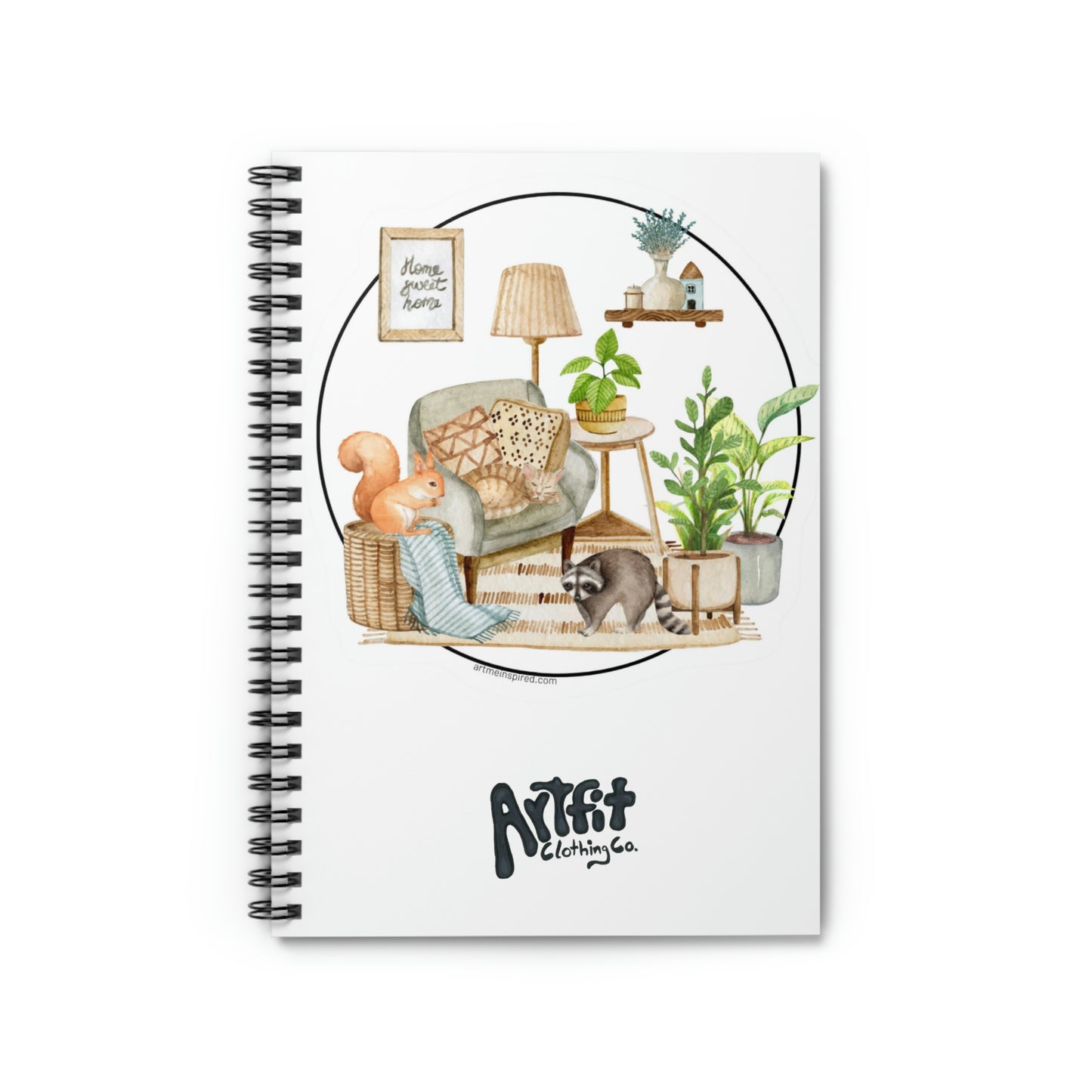 Catherine Hayford, Family Time Spiral Notebook - Ruled Line