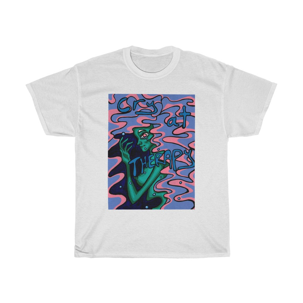 Peregrine, Cry at Therapy Tee (flipped)