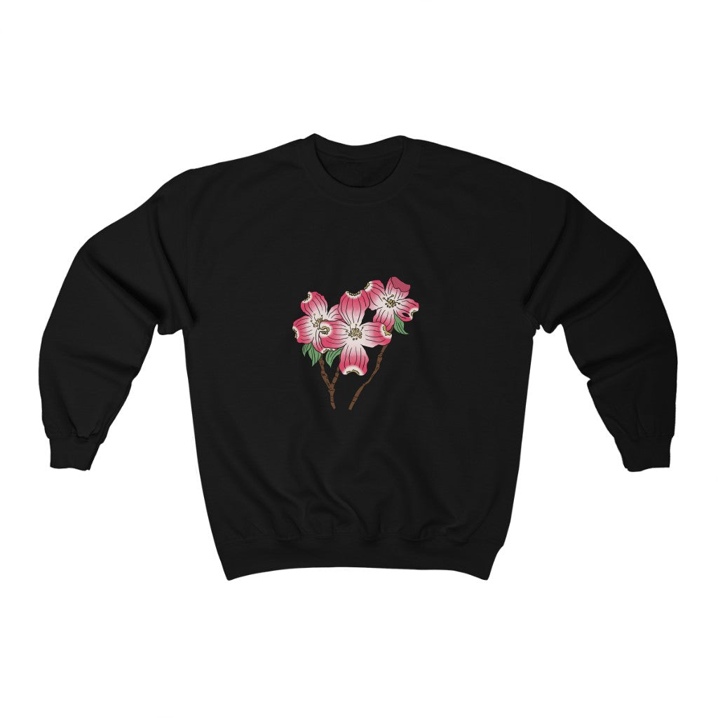 Ashley Laren, Dogwoods in Bloom Crewneck Sweatshirt