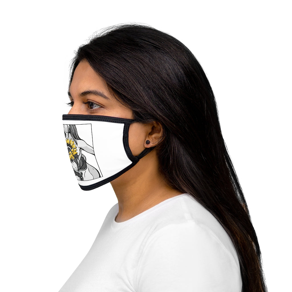 Danielle Twichel, SNFLWR Mixed-Fabric Face Mask