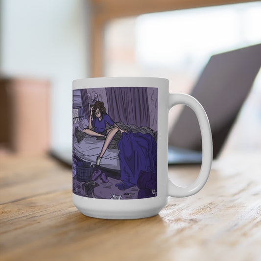 Deanna Gray, Kitchen Coffee x Purple Room Mug 15oz