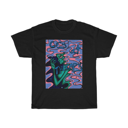 Peregrine, Cry at Therapy Tee (flipped)