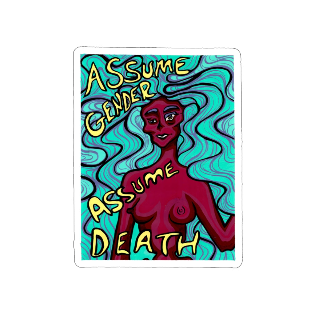 Peregrine, Assume Die-Cut Stickers