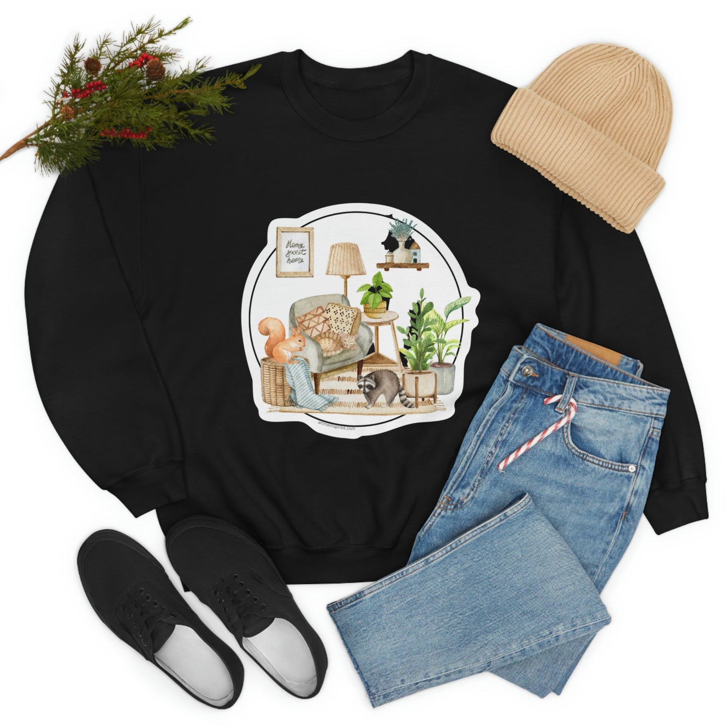 Catherine Hayford, Family Time Crewneck Sweatshirt