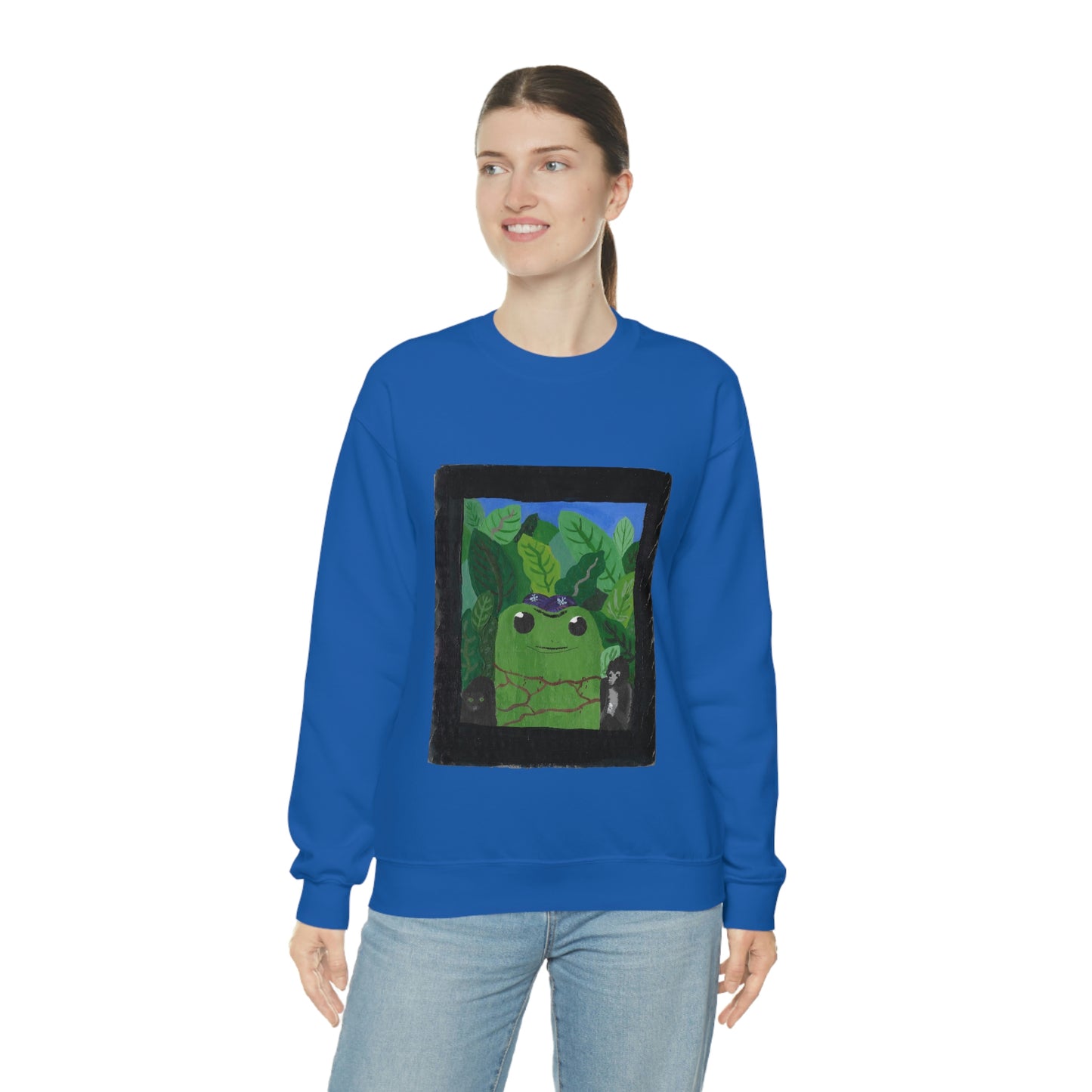 Maya Zavala, Frog Frieda Crewneck Sweatshirt