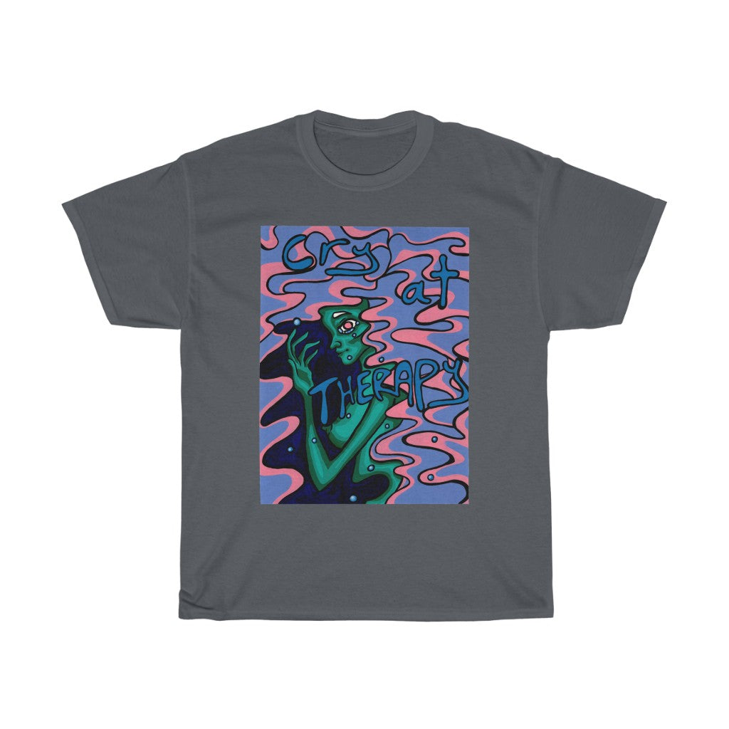 Peregrine, Cry at Therapy Tee (flipped)