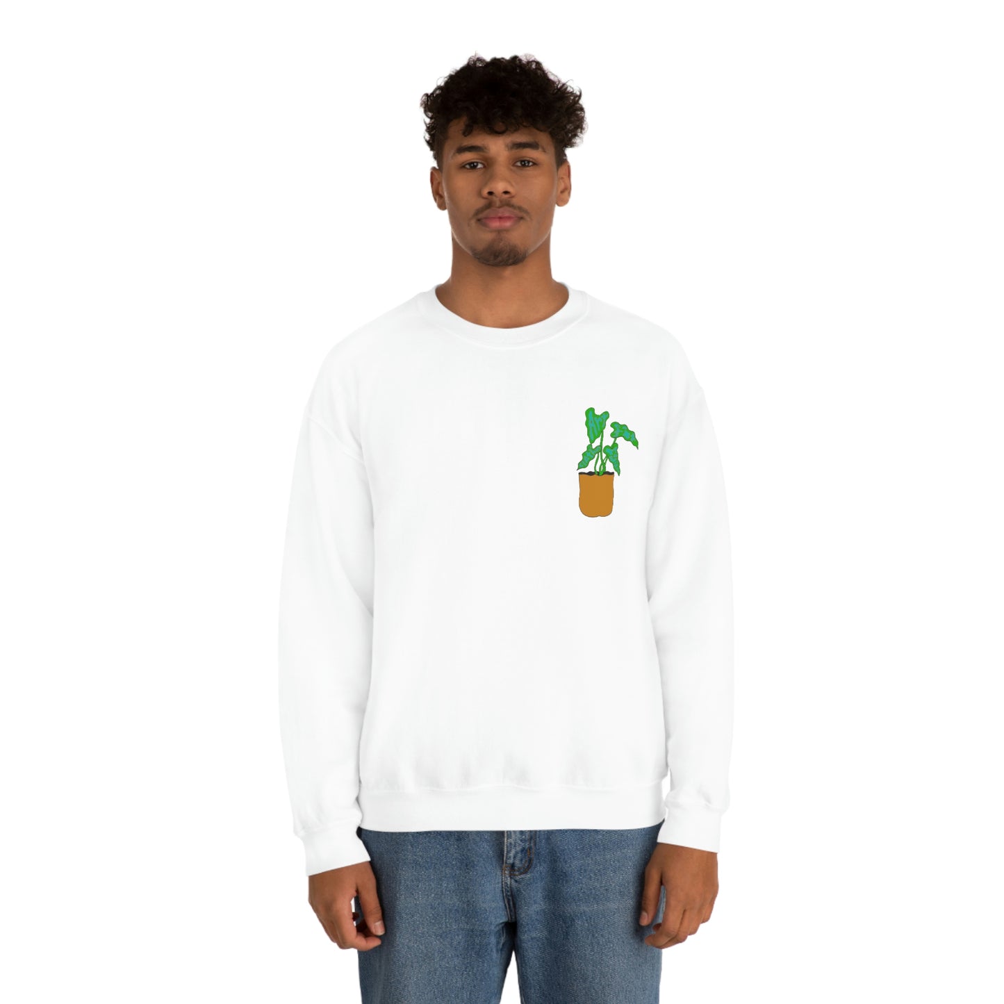 Janelle Lotz, Tree Pose Crewneck Sweatshirt