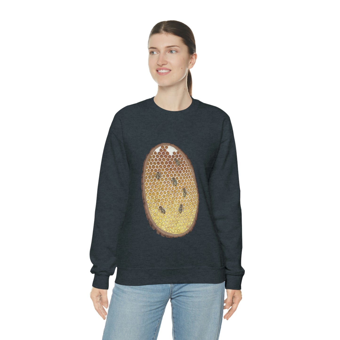 Janelle Lotz, Honeycomb Heavy Blend™ Crewneck Sweatshirt